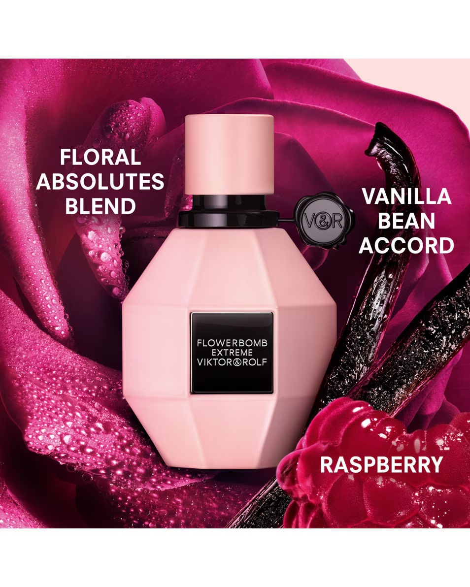 VIKTOR & ROLF Flowerbomb extreme Eau De Parfum - Amber Floral Perfume - Άρωμα για γυναίκες