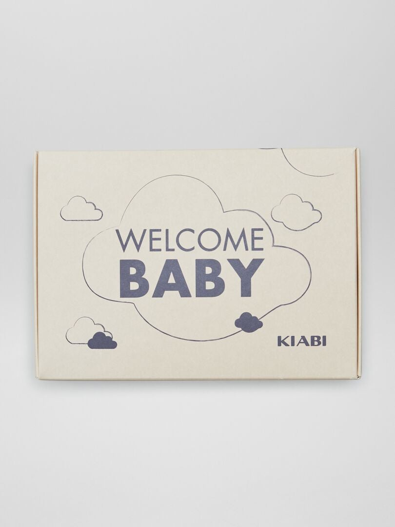 5-delige 'Welkom Baby' geboortedoos - Unisex - Celadongroen