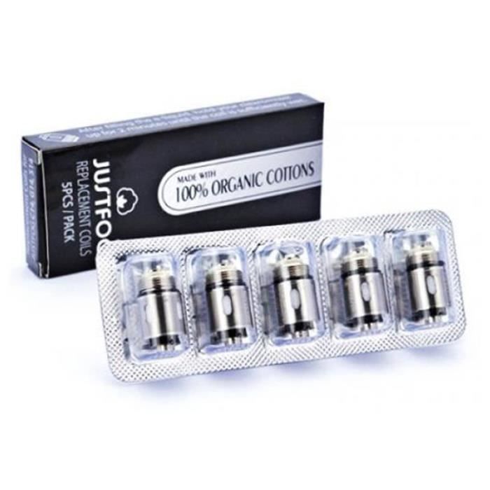 Pack de 5 Q16 Résistances 1.6ohms Justfog Cigarette électronique