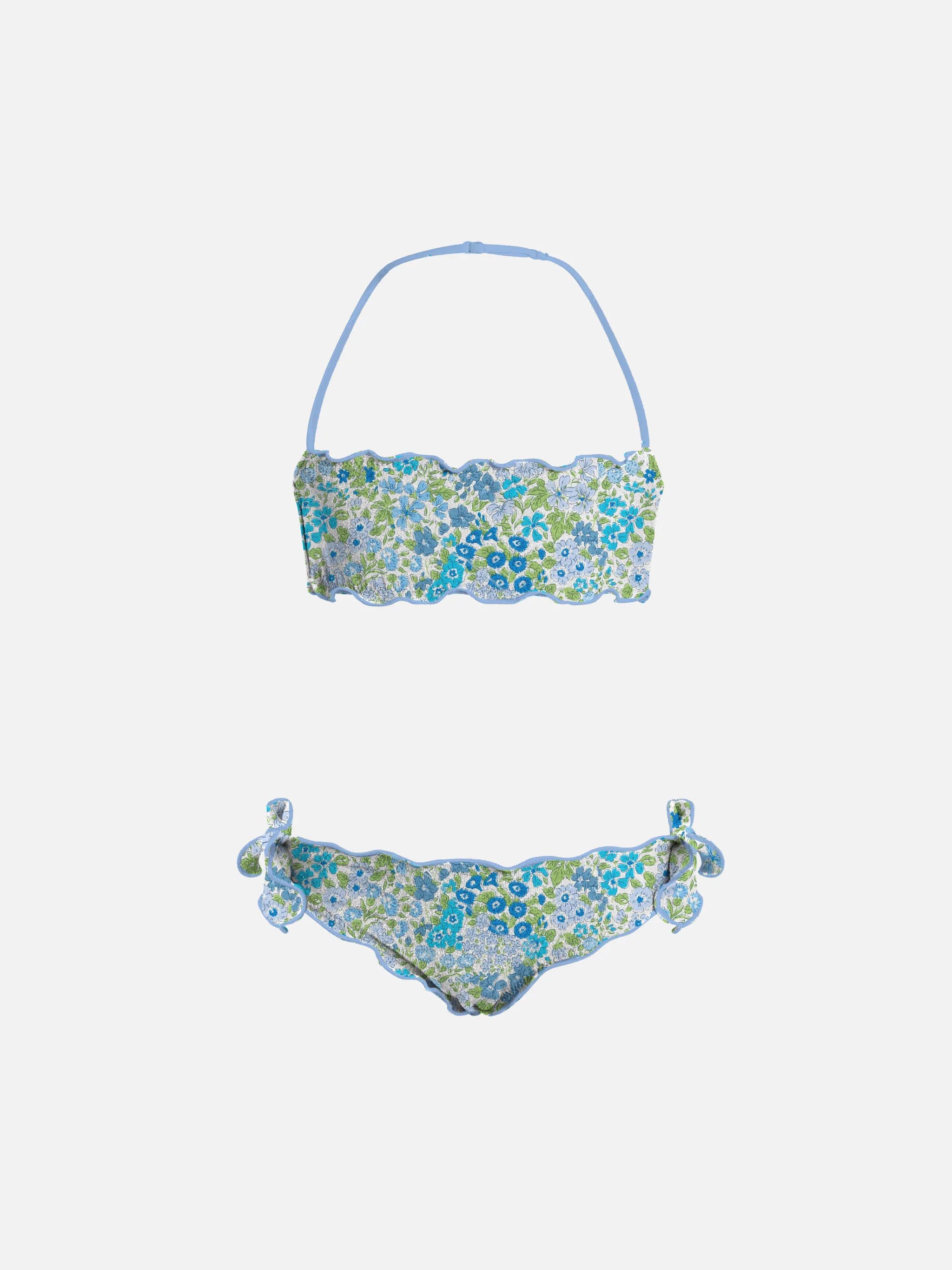 Emy Joanna Luise Print Klassieke Bandeau Bikini voor Meisjes | ECHT
