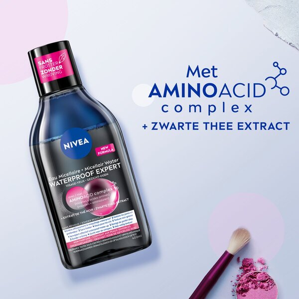Apă Micelară NIVEA Waterproof Expert<br>400ml - Toate tipurile de ten