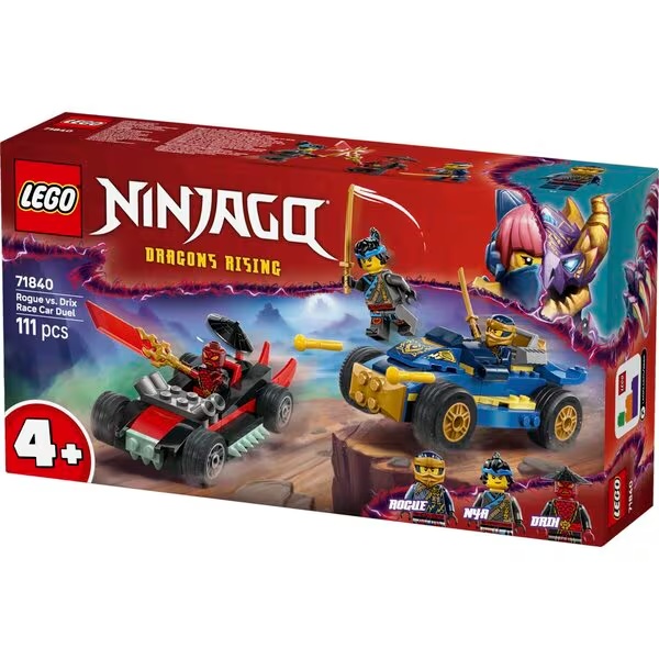 LEGO Ninjago 71840 Rogue vs. Drix Racewagenuel<br>