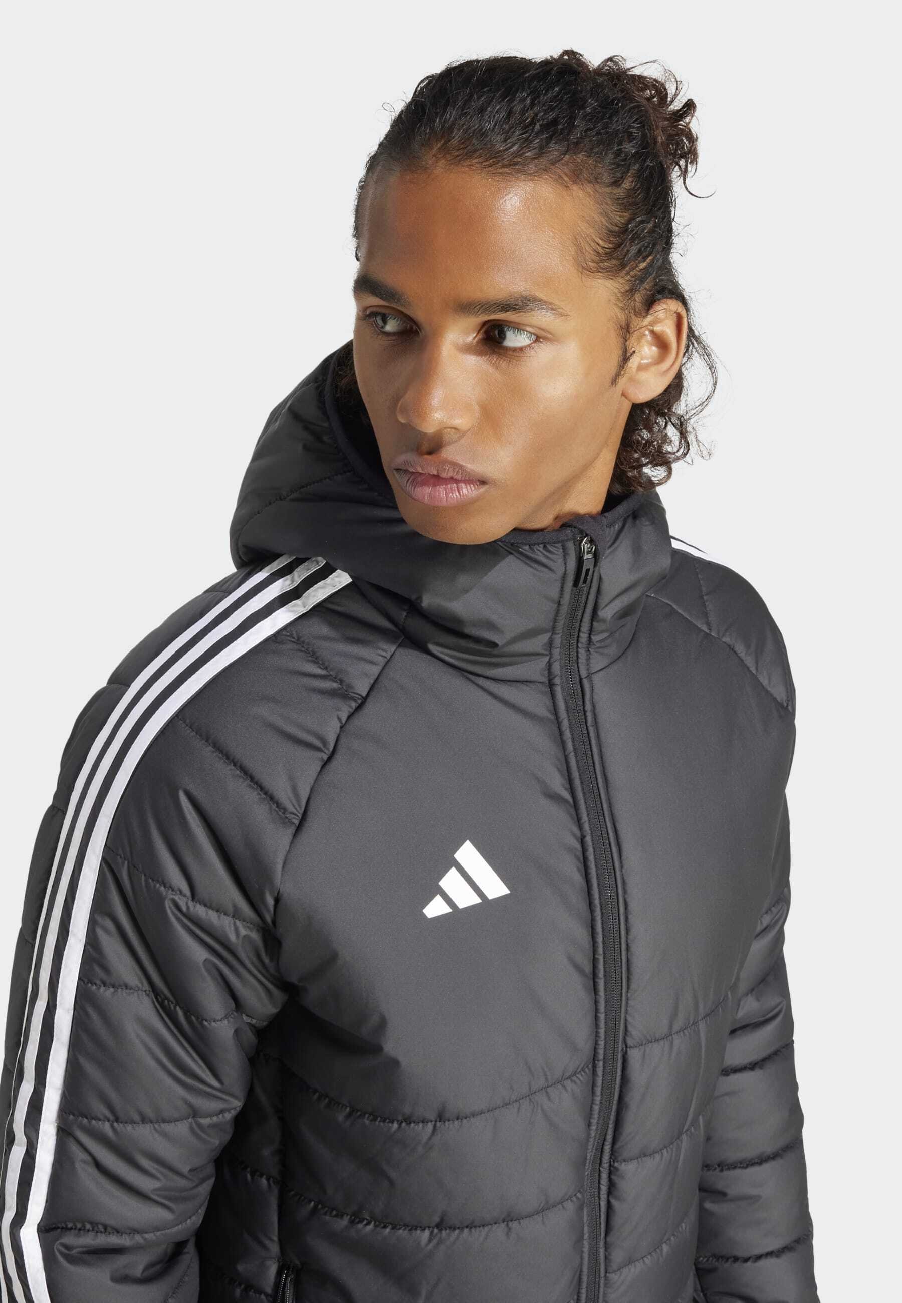 adidas Performance TIRO24 JACKET WINTERIZED - Kurtka treningowa - czarno-biała