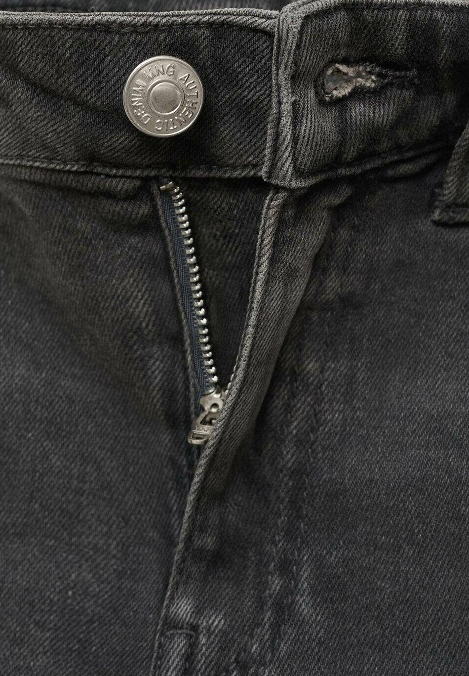 Mango laste kitsad teksad - hall denim