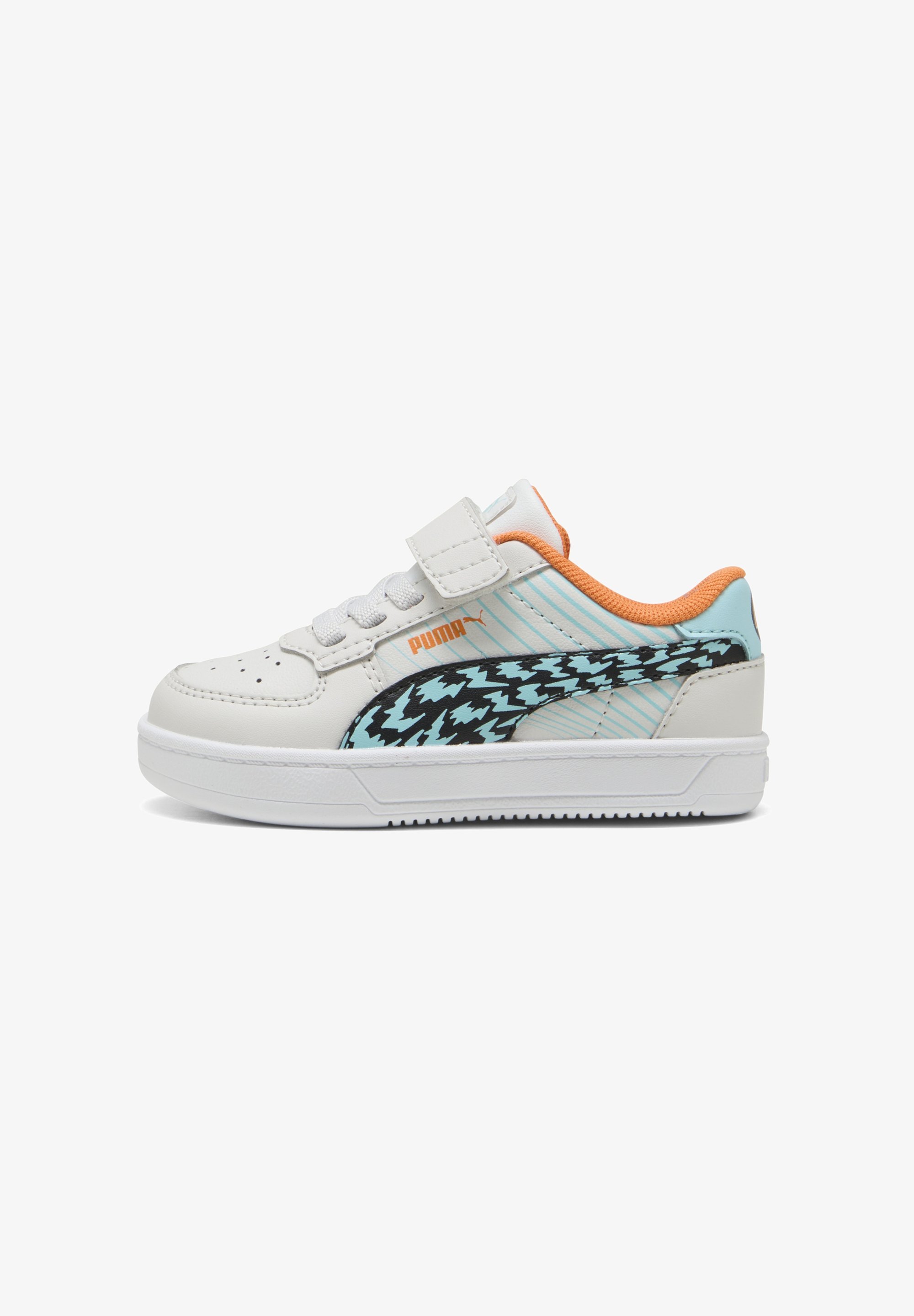 Puma CAVEN RACE KLEIN - Babyschoenen - Feather Gray - Safe Lake - zwart