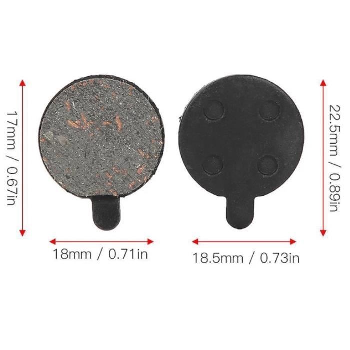 Vervangende remblokken voor Xiaomi M365 Pro scooter, 1S Essential Life compatibel