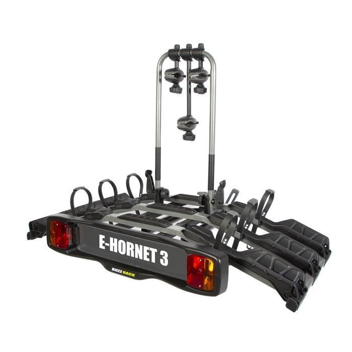 Porte-Vélo d'attelage BUZZRACK E-Hornet 3 pour 3 vélos électriques - Noir