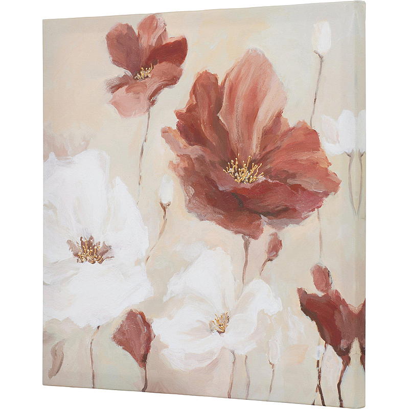 Lærredsbillede 40x40 cm Flory