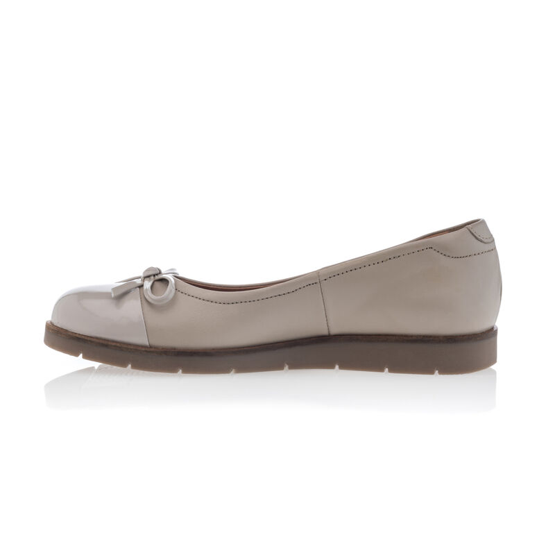 Beige ballerina's/Mary Janes voor dames