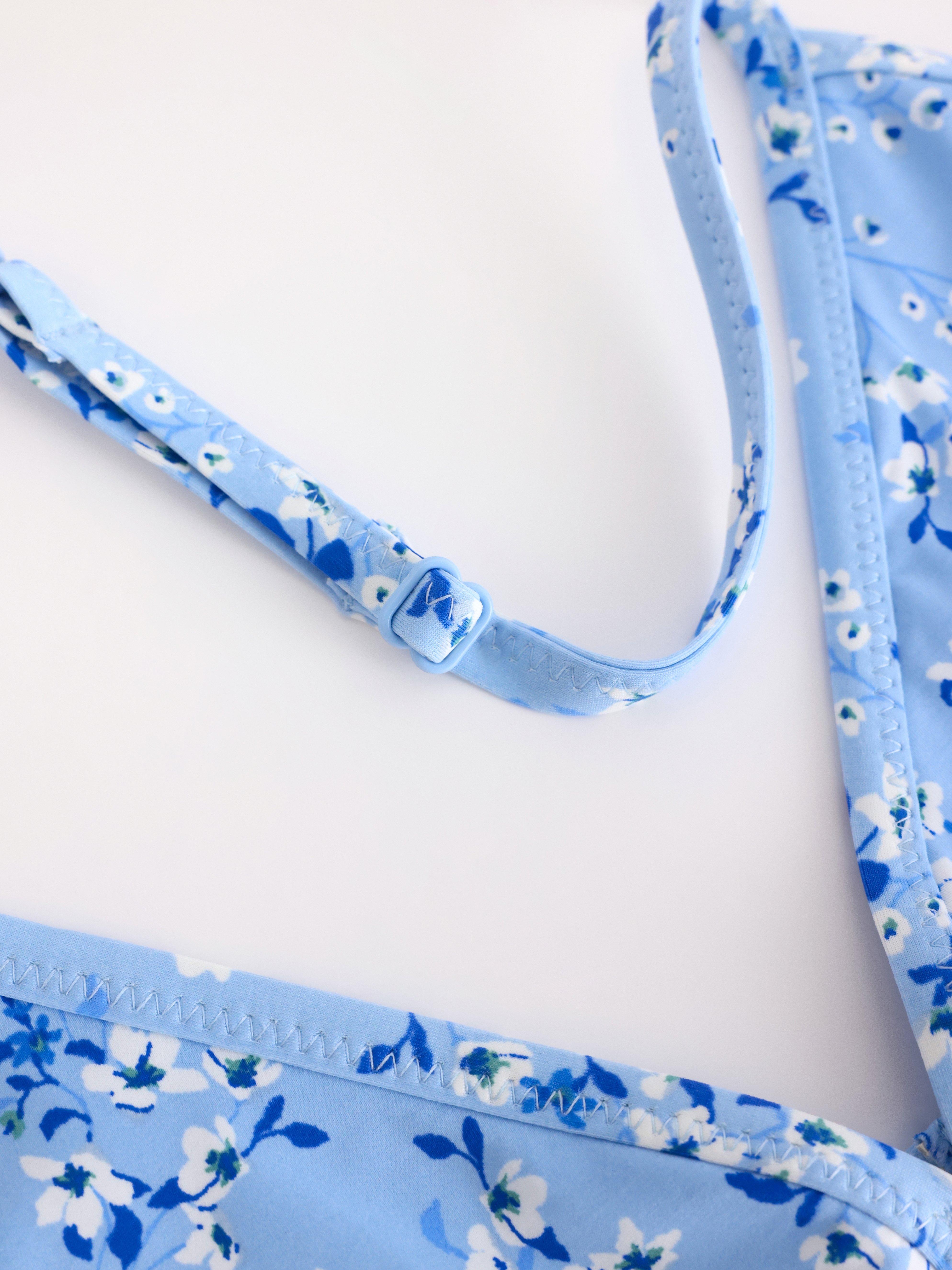 Conjunto de biquíni azul claro