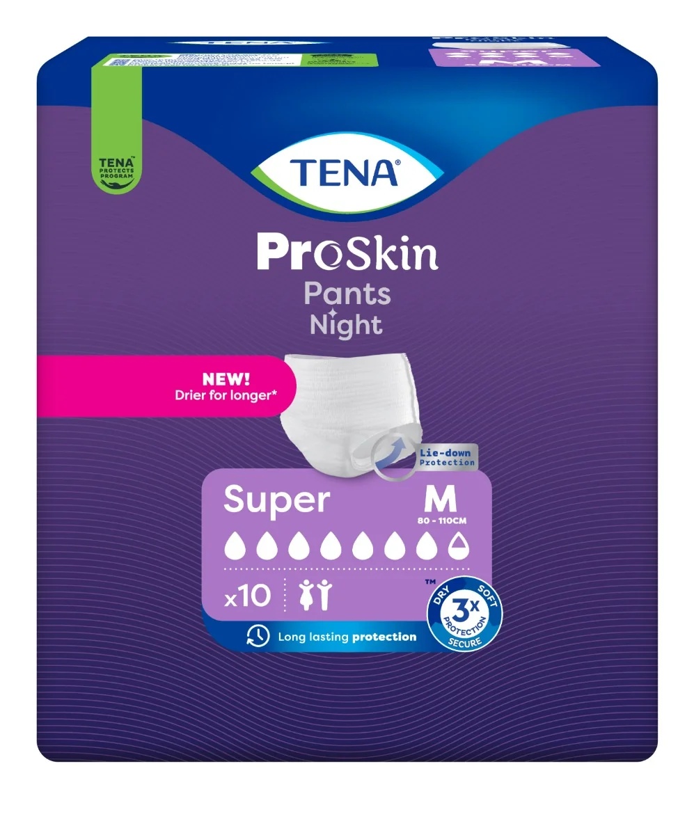 TENA Tena Pants Night Super M 10 Stück Windeln für Inkontinenz