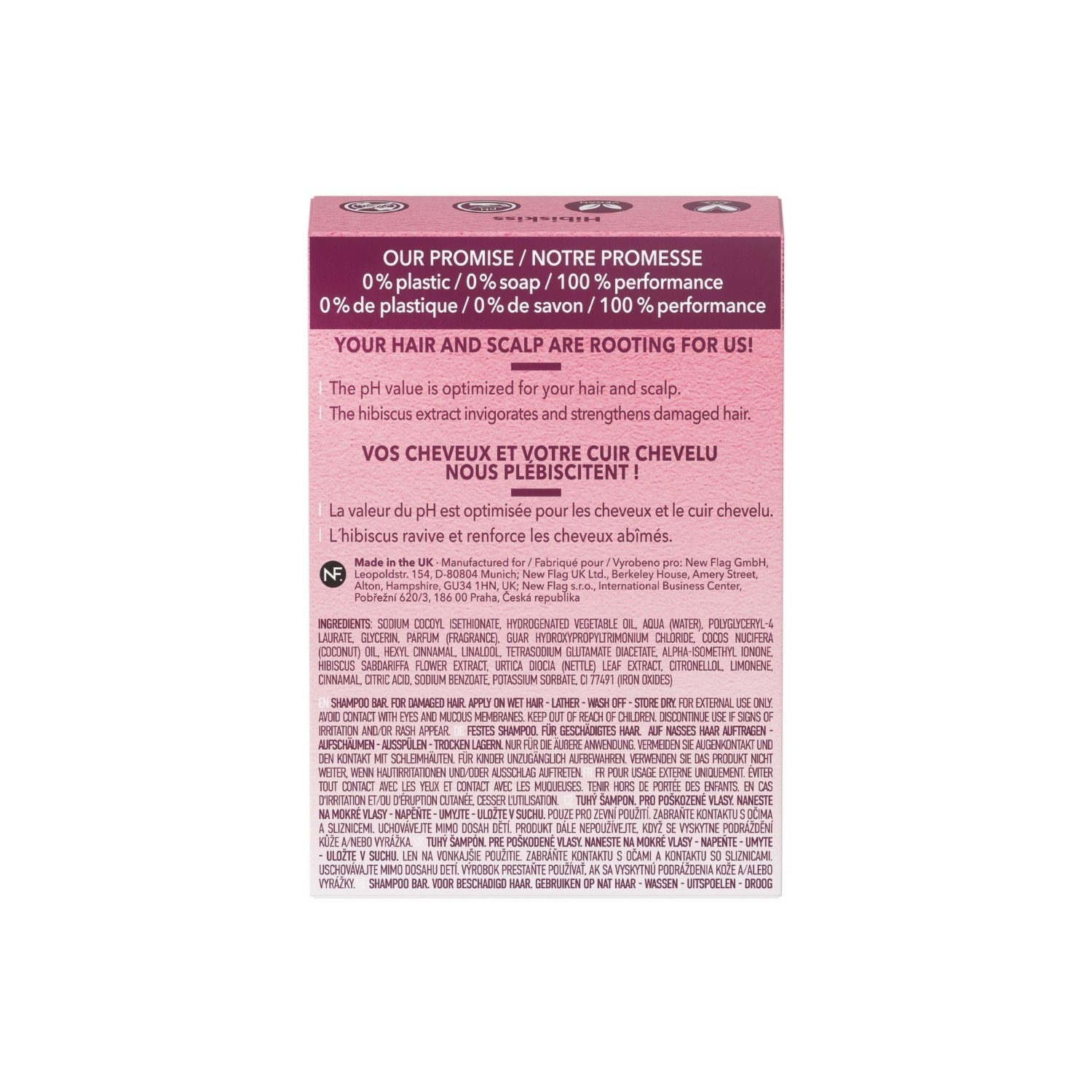 FOAMIE Shampoing solide Hibiskiss