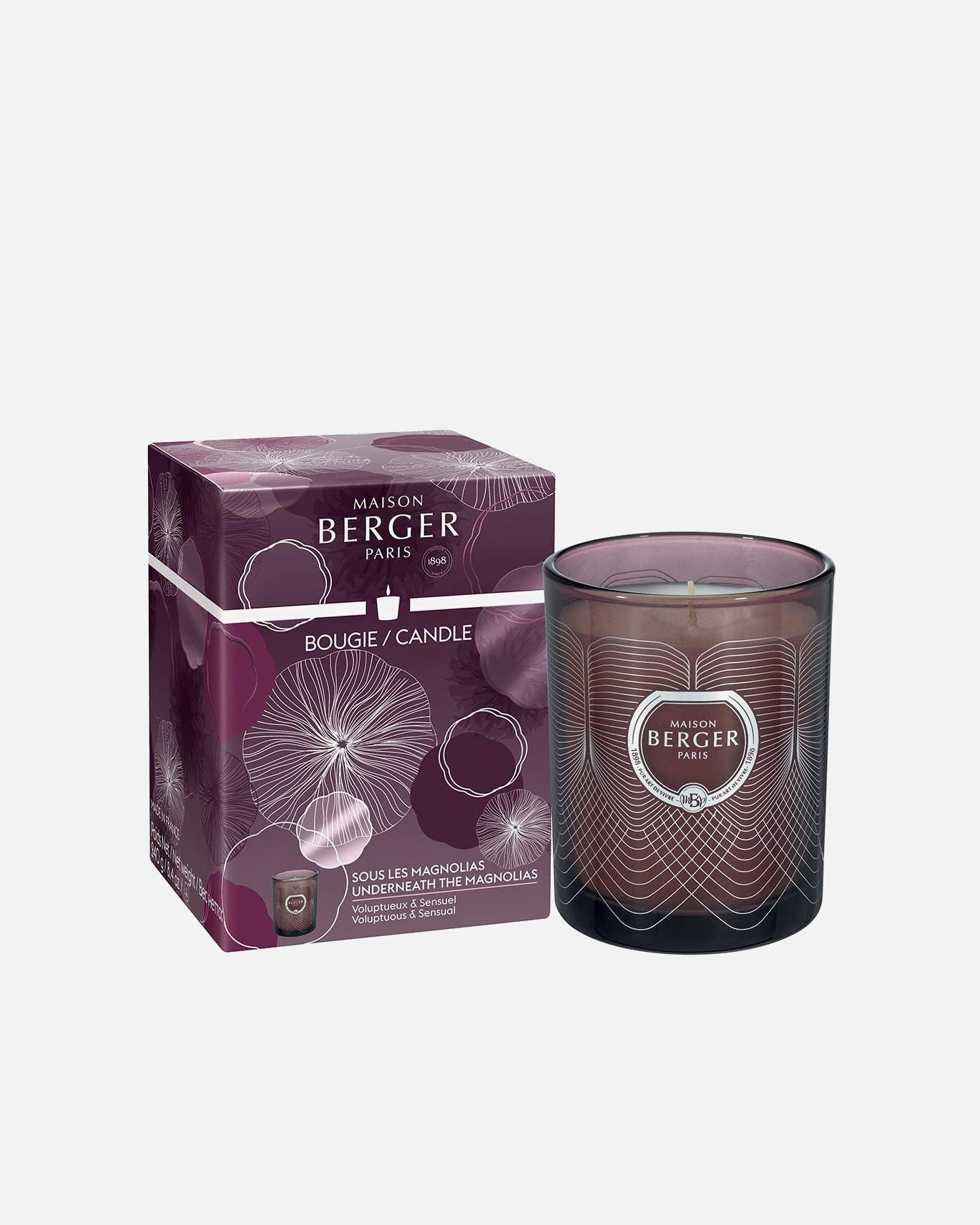 Maison Berger BOUGIE MOLECULE PRUNE SOUS LES MAGNOLIAS