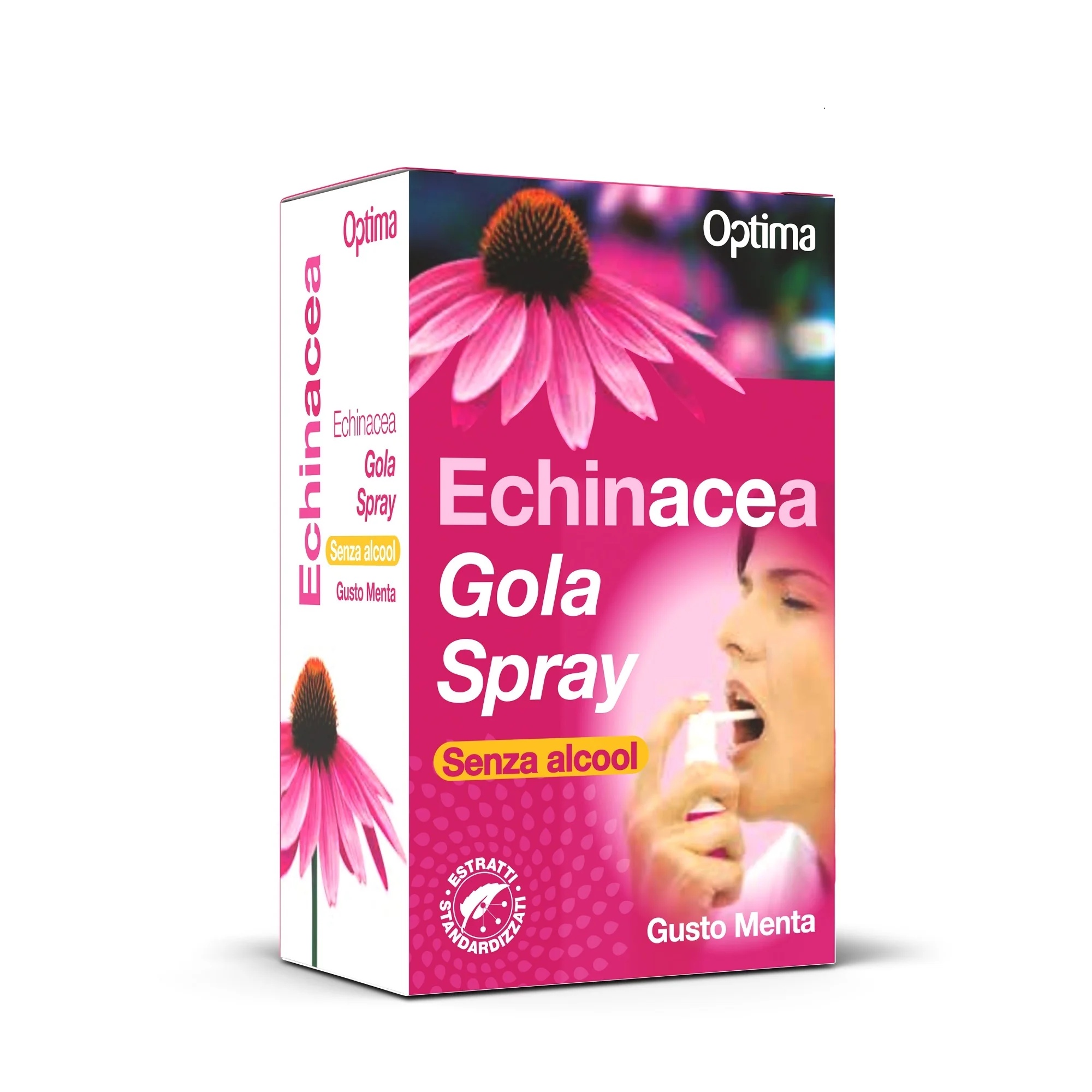 OPTIMA Spray para garganta Optima com equinácea 20ml para a saúde da garganta e do sistema imunológico
