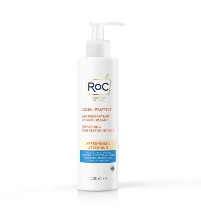 ROC Roc Soleil Protect verfrissende after-sunmelk 200 ml verlicht het gevoel van oververhitting.