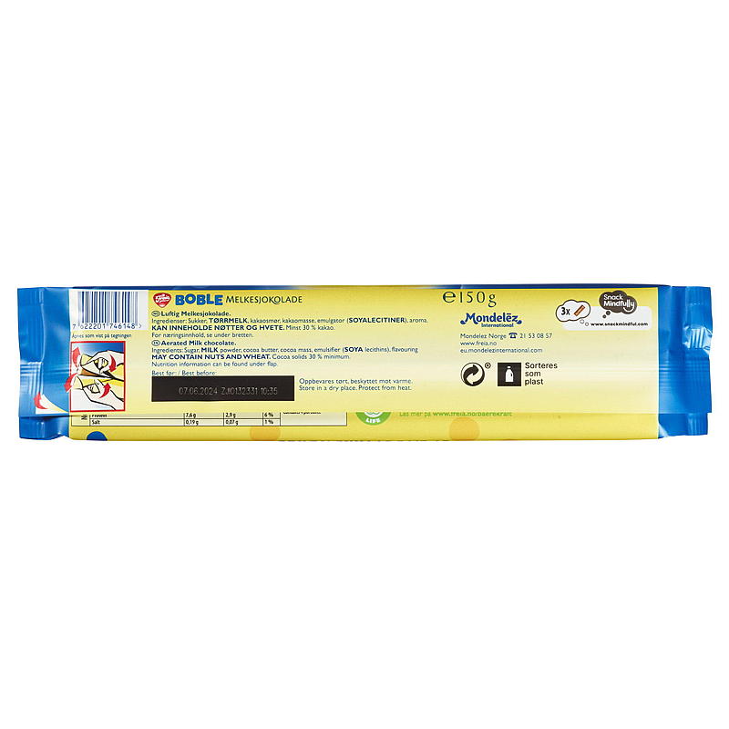 Freia Bubble mjölkchoklad 150 g