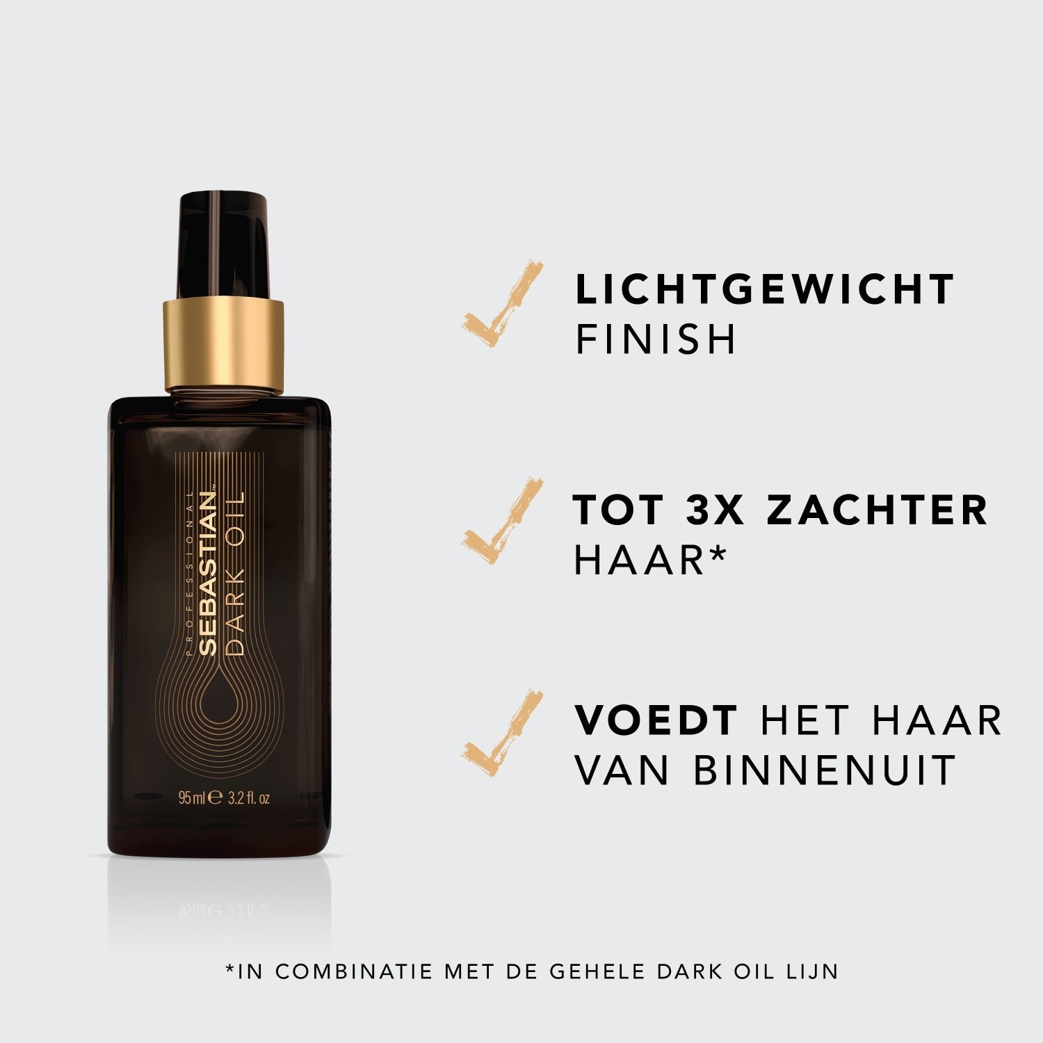 Sebastian Professionell hårolja för mörkt hår – 30 ml