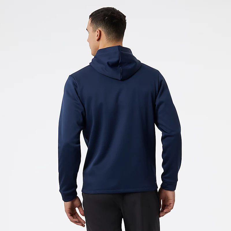 Męska bluza z kapturem Tenacity Performance Fleece zapinana na suwak – NATURALNY INDIGO