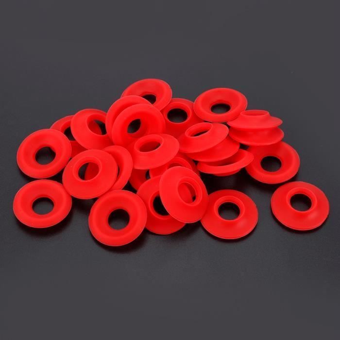 VINGVO 25pcs rouge Grolsch joints caoutchouc nouveau type pour bouchon flip top bière ou bouteilles de soda DQ FRANCE