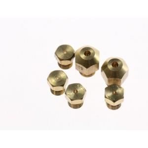 Juego de 6 inyectores de gas natural sin boquillas para cocina BEKO FI20B (ARISTON) CG41008 (BEKO) 39812 9621206