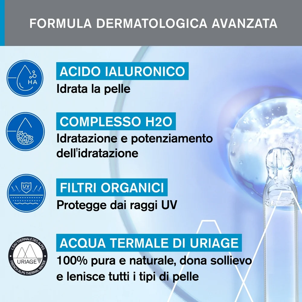 EAU THERMALE Idratazione Viso Crema idratante all'acqua - Crema viso giorno idratante