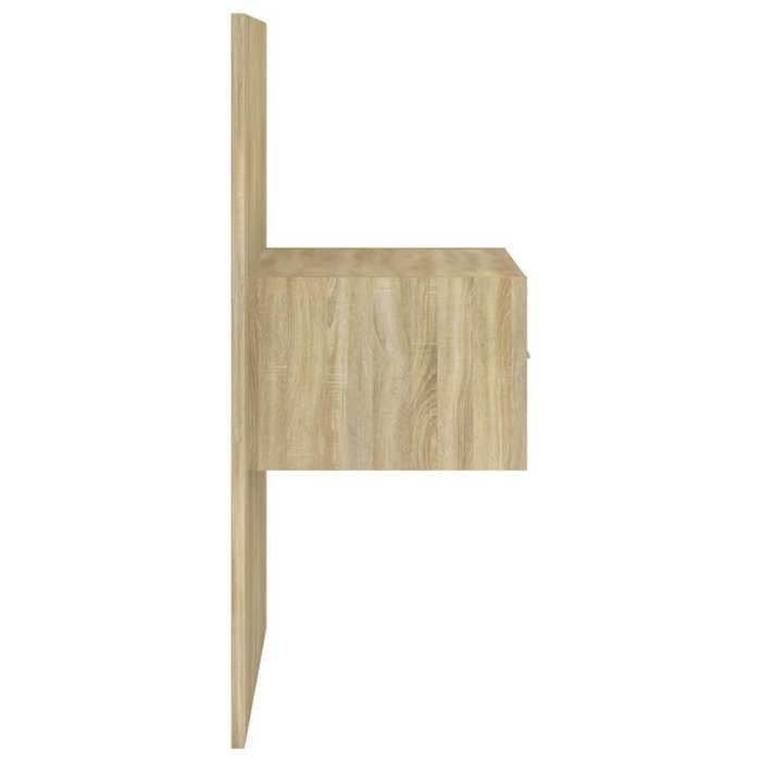 Testiera - Maison Exclusive - Rovere Sonoma - Armadi con comodini sospesi - Legno ingegnerizzato resistente