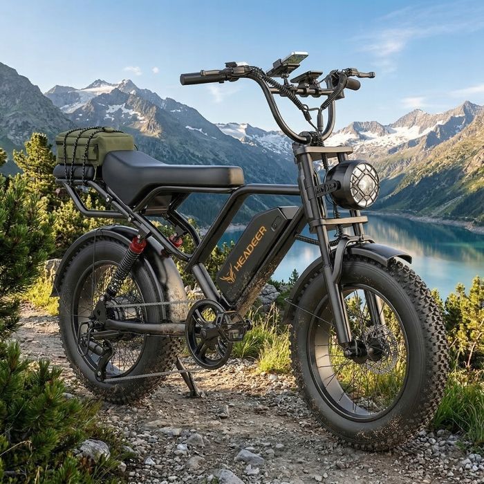 Vélo Électrique HEARDEER BK20 - Moteur 1000W, Batterie 48V 20Ah - Autonomie80km, Freins Disque, Vitesse MAX 50km/h