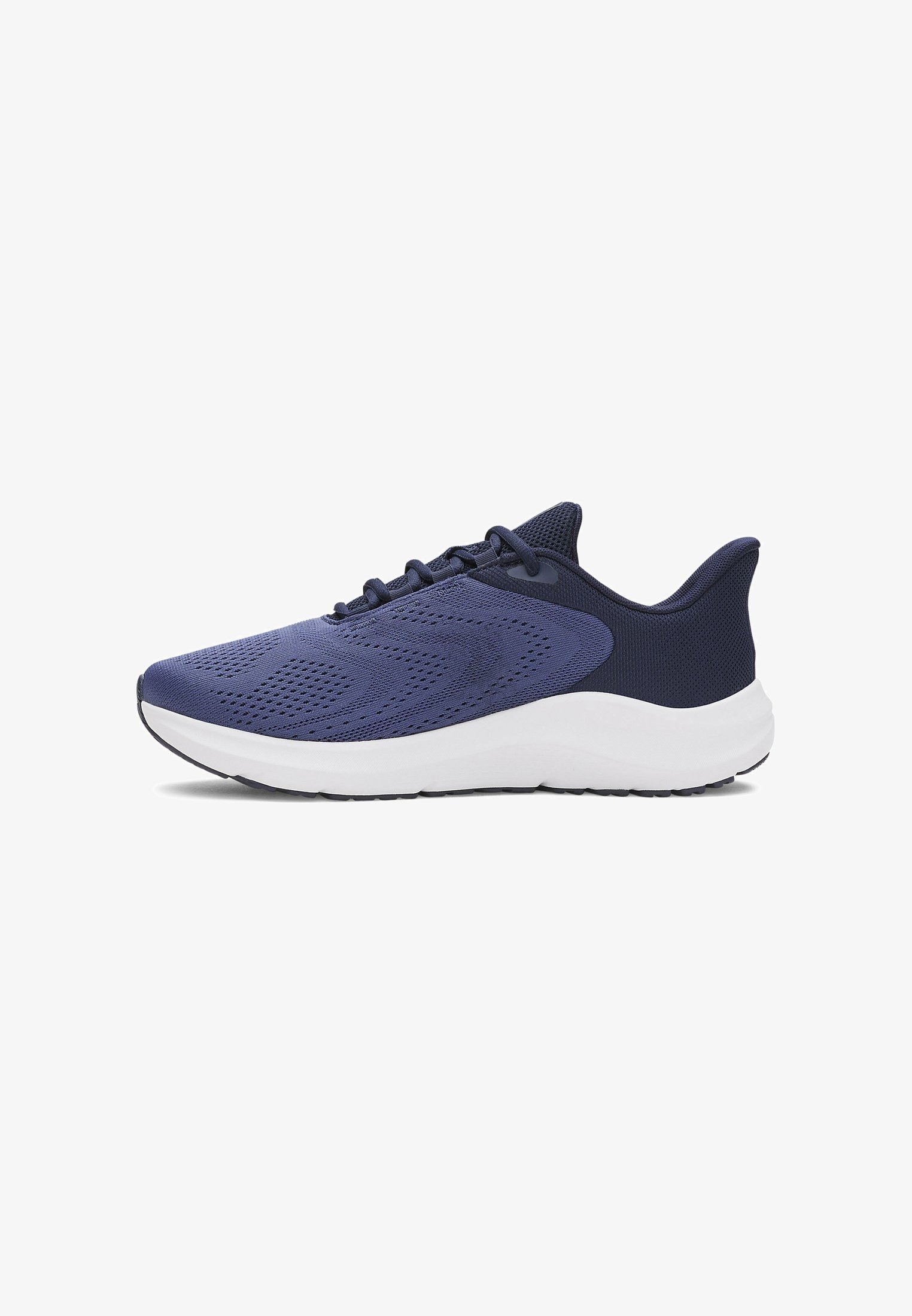 Under Armour PURSUIT 4 BIG LOGO - Bėgimo bateliai plentui - tamsiai mėlyni
