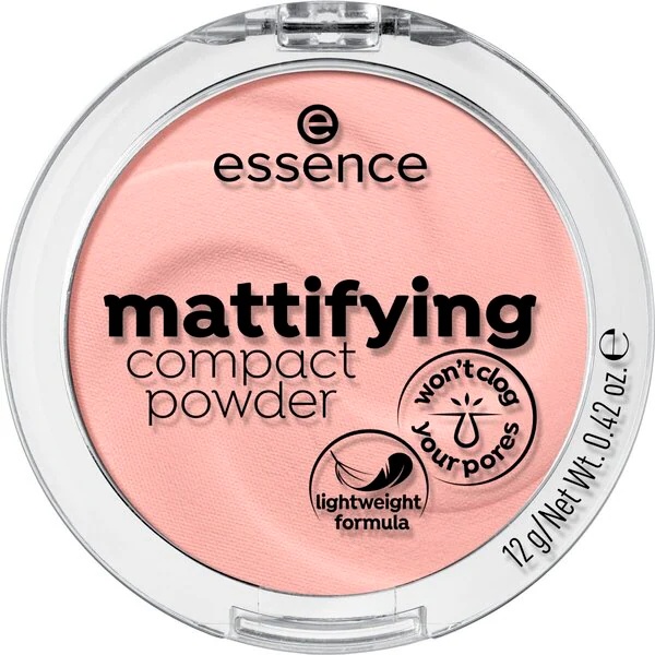 Essence 10 gaiši bēšs matējošs kompaktais pūderis<br>