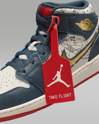 Air Jordan 1 Mid SE Older Kids' Shoes