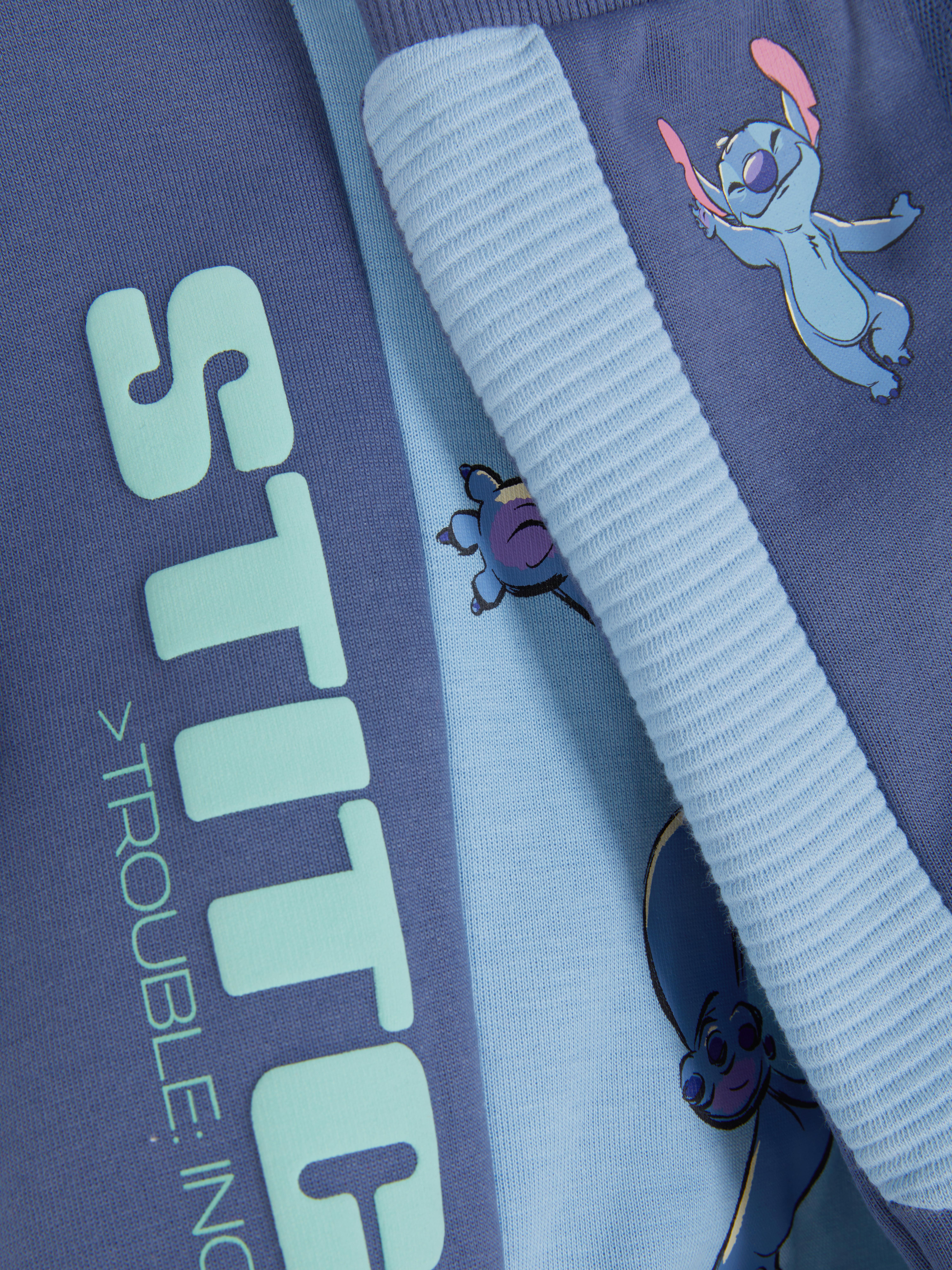 Zestaw składający się z bluzy i spodni dresowych Zestaw Stitch firmy Disney składający się z bluzy z okrągłym dekoltem i spodni dresowych