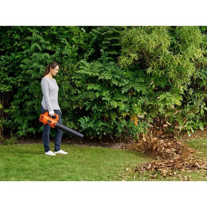 BLACK+DECKER Cordless Axial Blower - BCBL200L-QW - 18V - Airflow of 580m³/h + With 18V - 2Ah Battery and 2Ah Charger