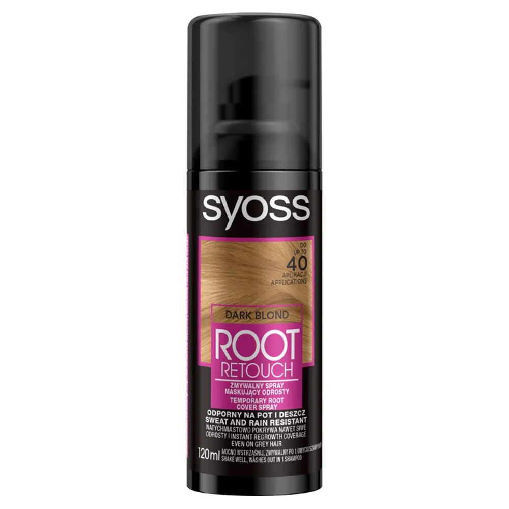 Syoss Root Retoucher Spray Maskujący Odrosty Ciemny Blond