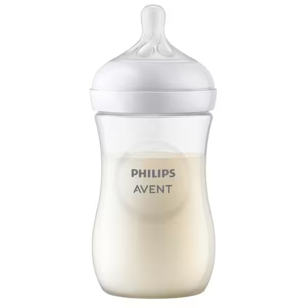 Philips Avent Natural Response SCY903/01 otroška steklenička za dojenčke, starejše od 1 meseca, z naravnim refleksnim cucljem za sesanje, 260 ml