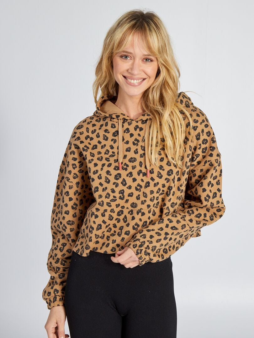 Crop-fit sweatshirt - BRUIN