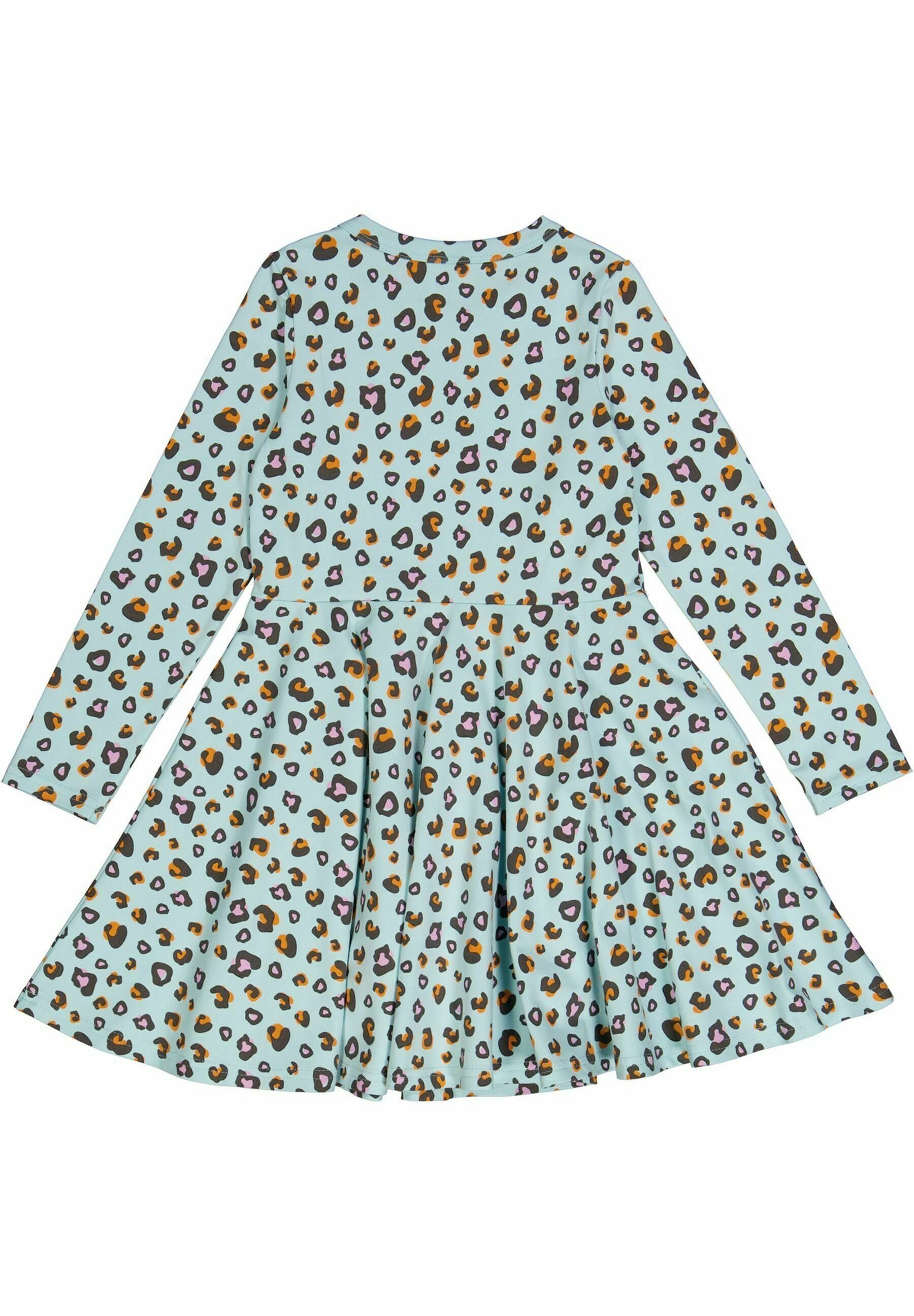 Fred's World by Green Cotton Jersey jurk - aqua tangerine pastel