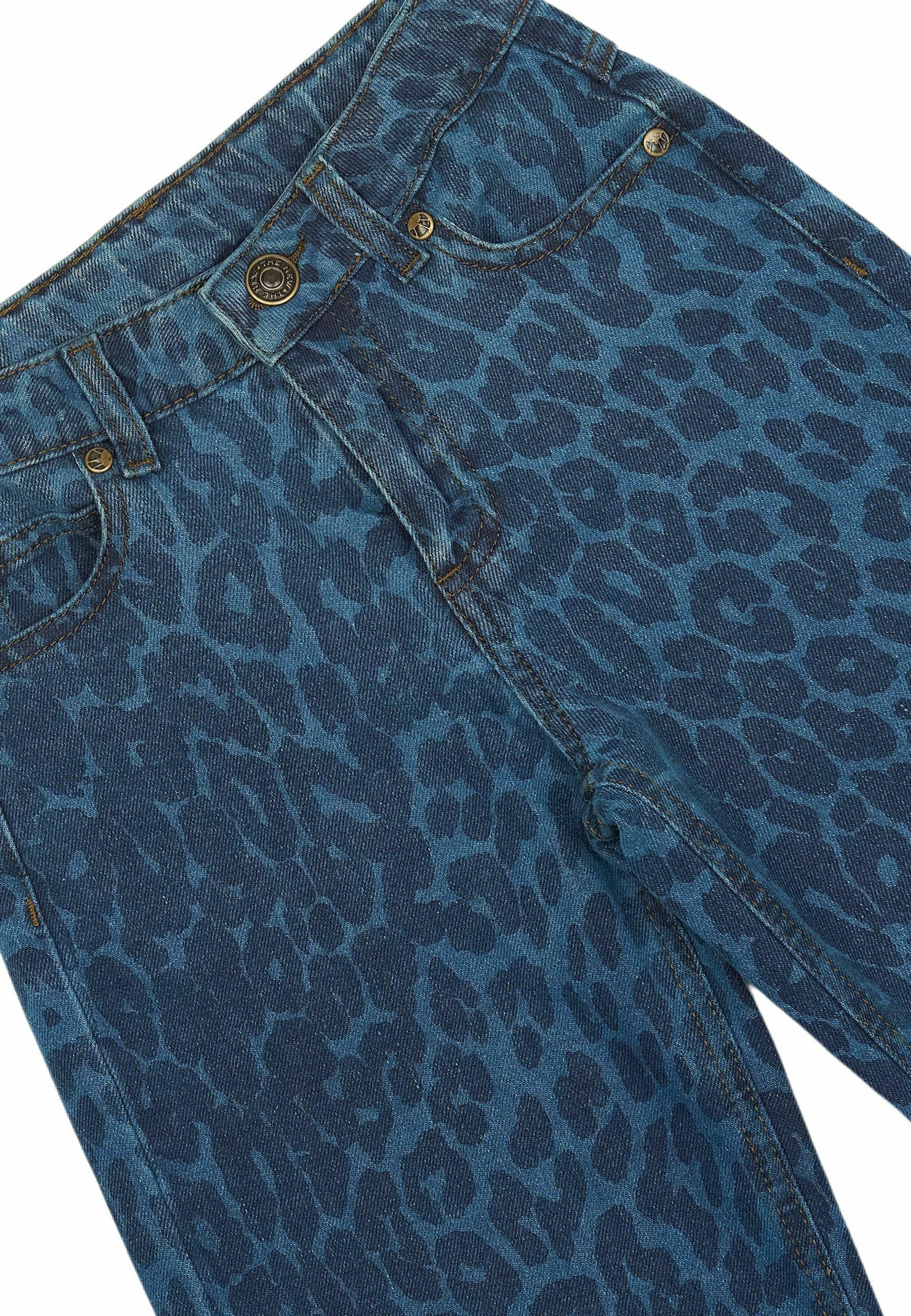 Die neue PRIMA WIDE - Straight Leg Jeans - mittelblauer Denim AOP