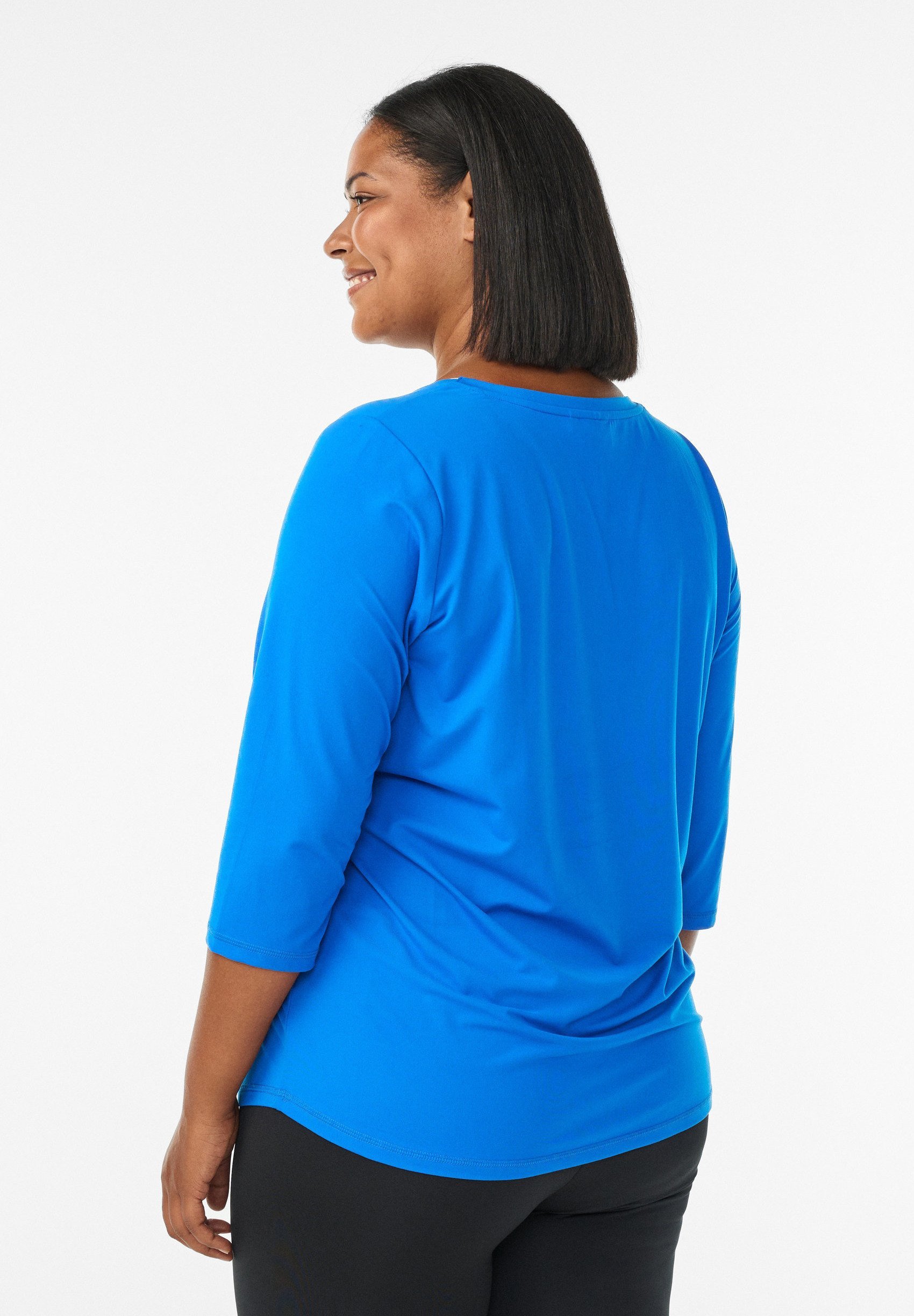 Active by Zizzi VERKKOKAUPPA - Pitkähihainen paita - prinsessansininen
