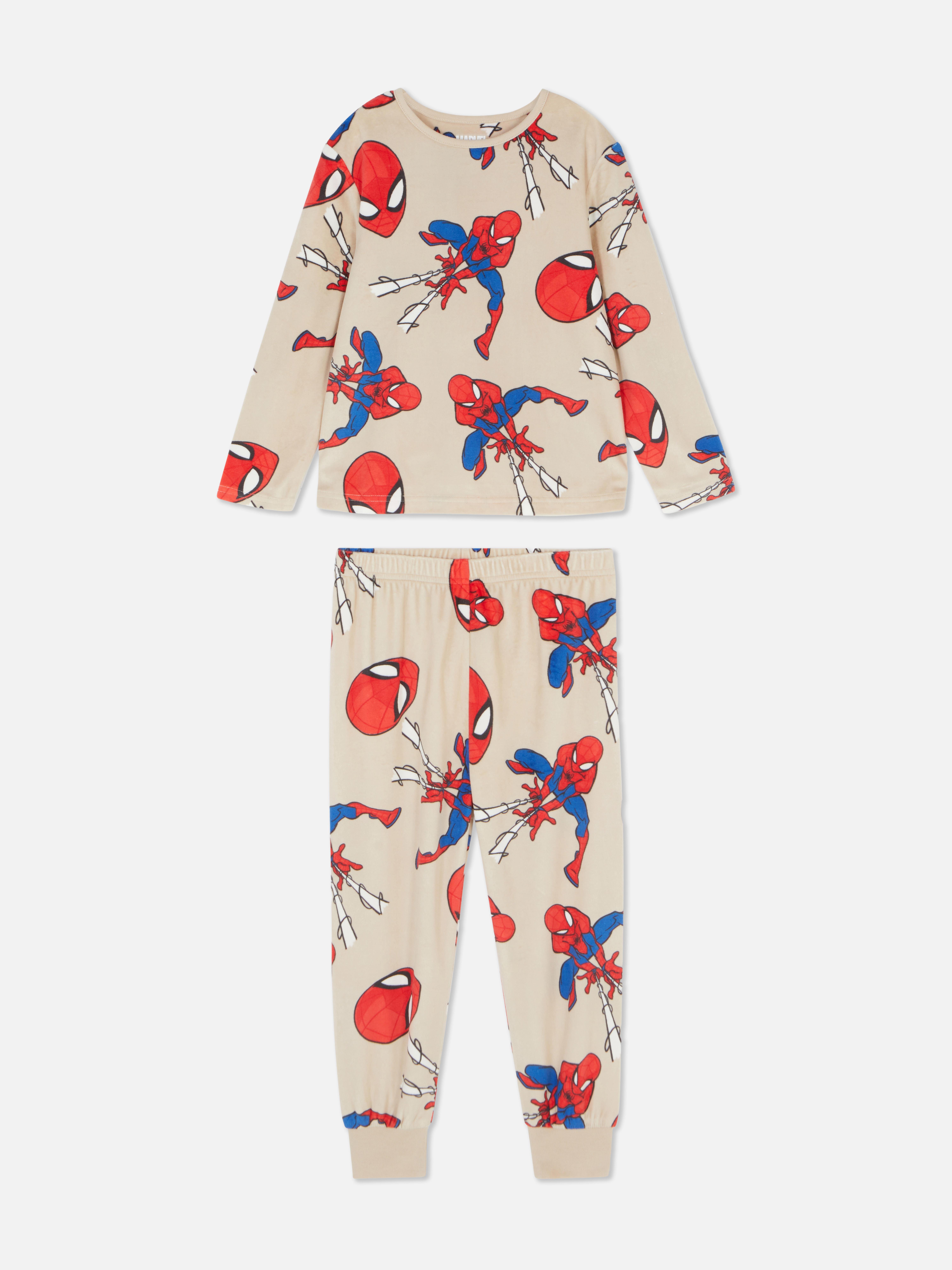 Pijama lungă MARVEL Spider-Man O pijama cu Spider-Man, cu tricou cu mânecă lungă și pantaloni de pijama