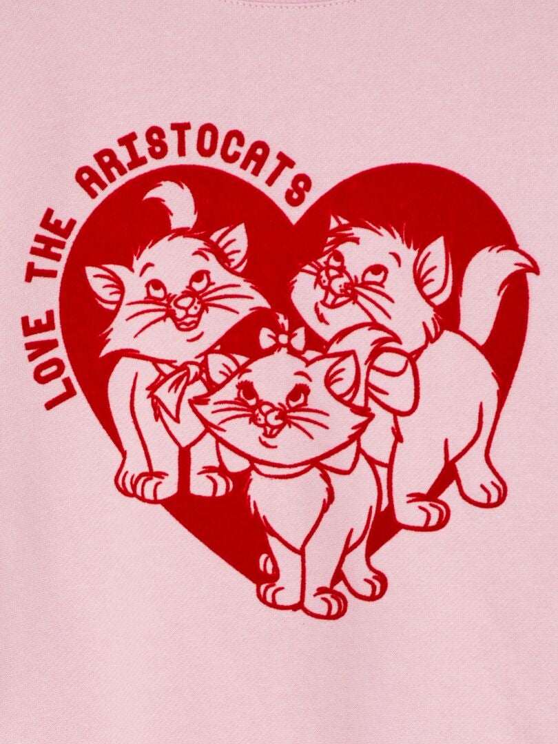 'Minou' 'The Aristocats' 2-in-1 sweatshirt - ROZE