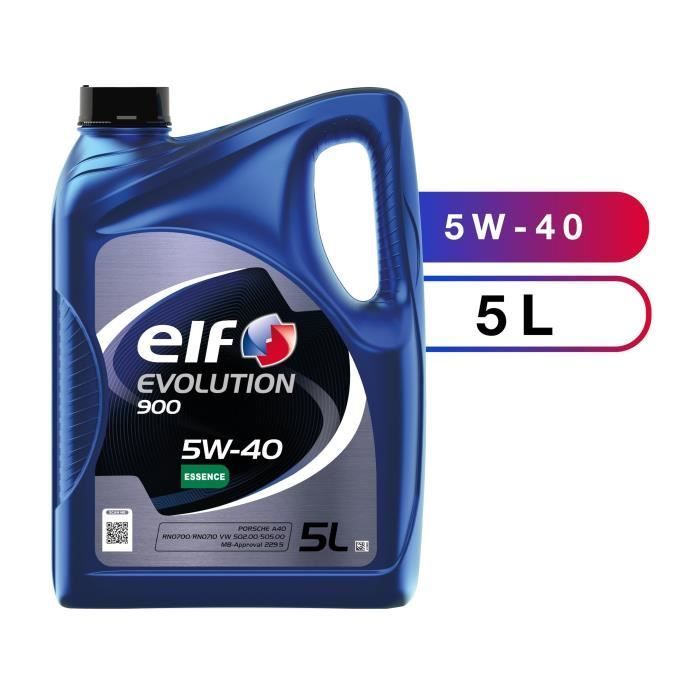 Benzinemotorolie - ELF - EVOLUTION 900 5W-40 - 5L