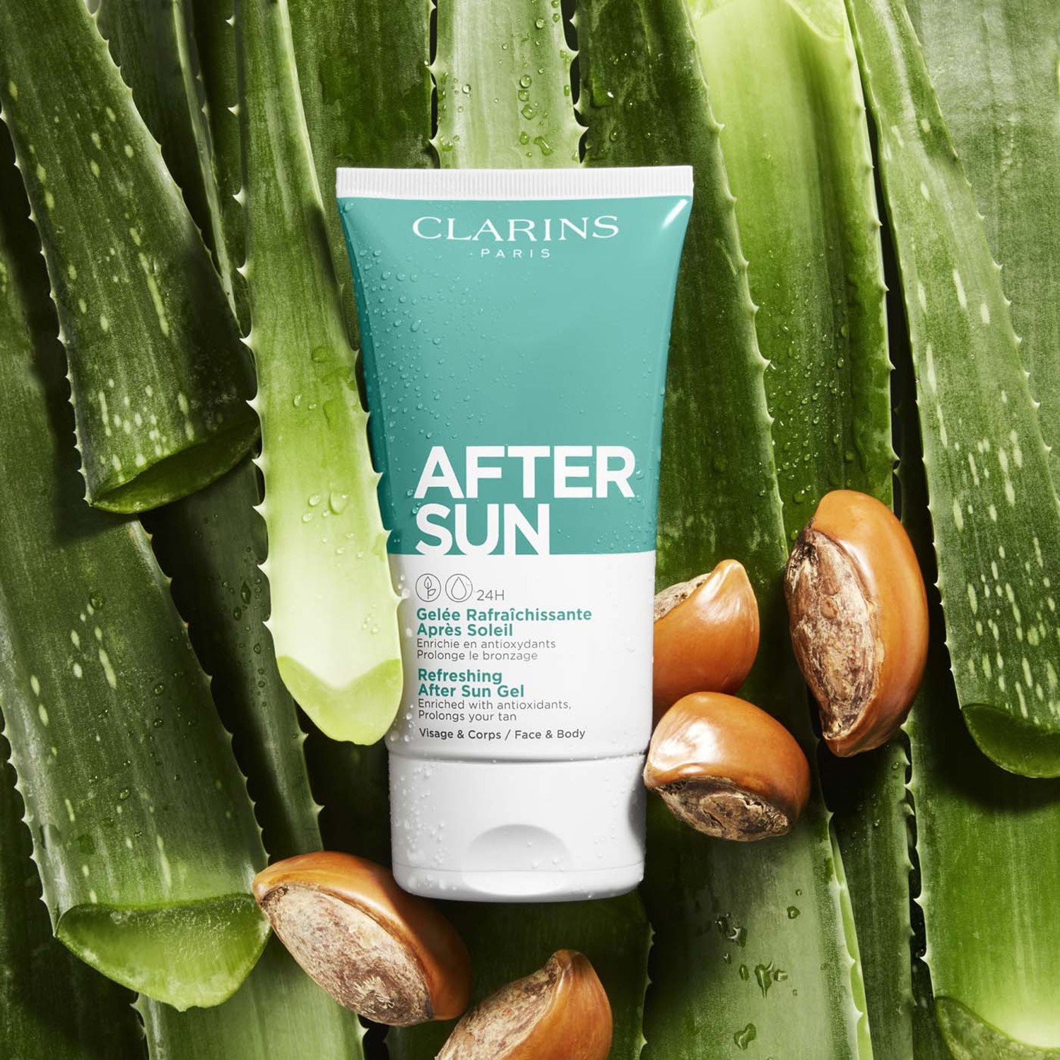 Clarins Gelée Rafraîchissante Après-soleil, Visage & Corps