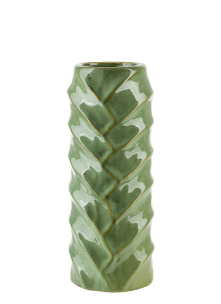 Wazon TALLIE GREEN 11,5x7,5x28,5cm