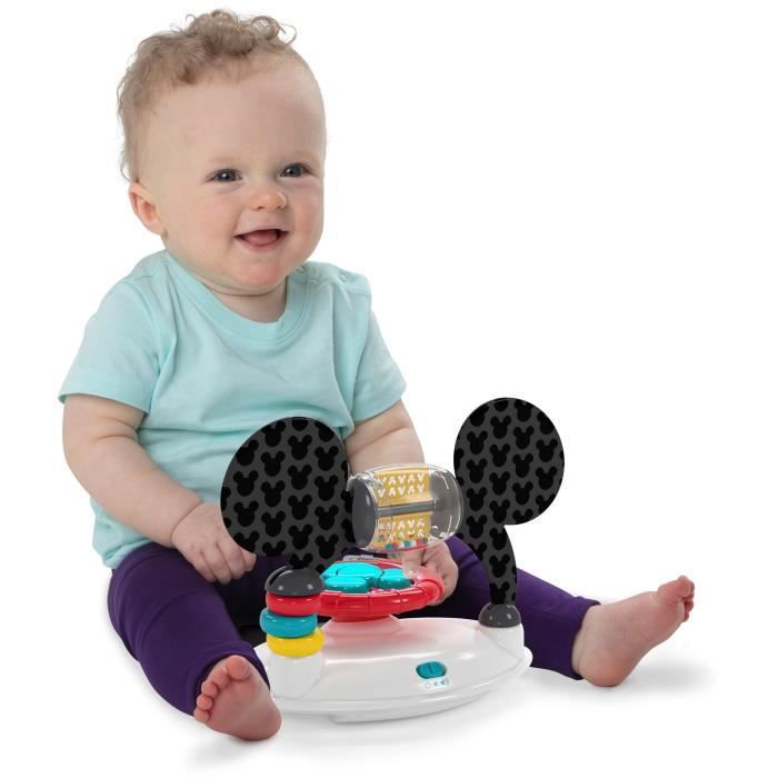 DISNEY BABY - MICKEY - 2-in-1 Convertible and Foldable Baby Walker with Built-in Removable Activity Toy, Baby Gift
