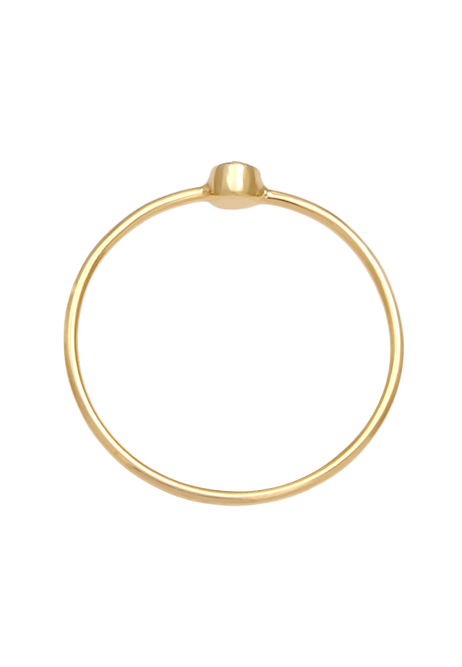 Elli Femmes Empilage Minimaliste Filigrane avec Cristal en Argent Sterling 925