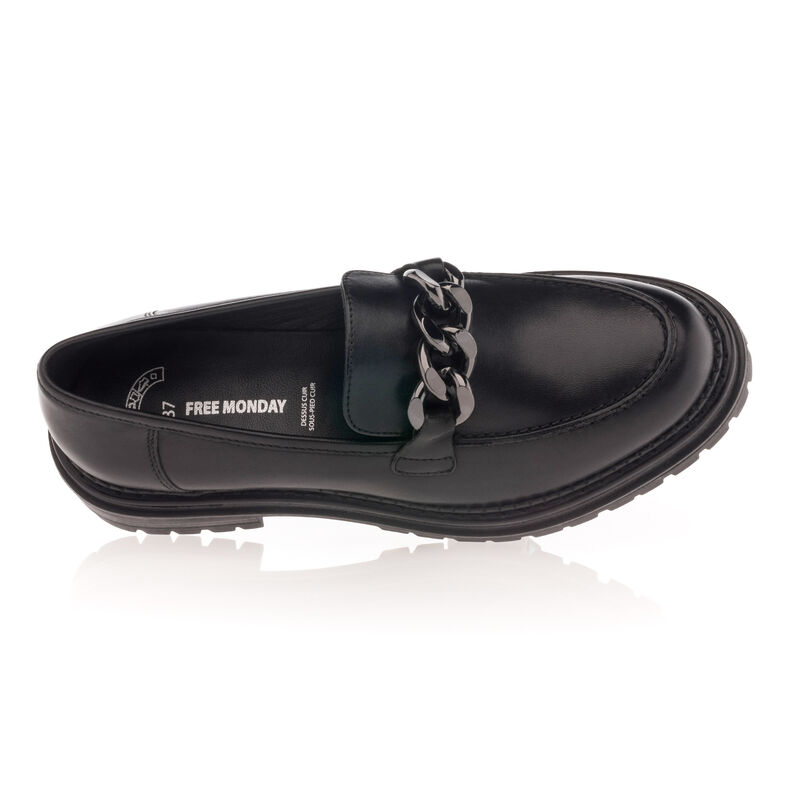 Zapatos de mujer negros con cordones / Zapatos Derby
