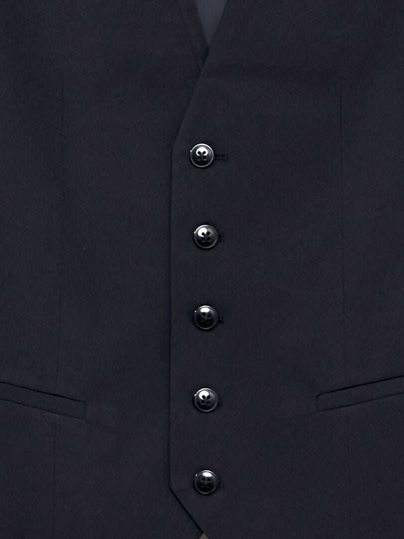 Chaleco estilo camarero - negro