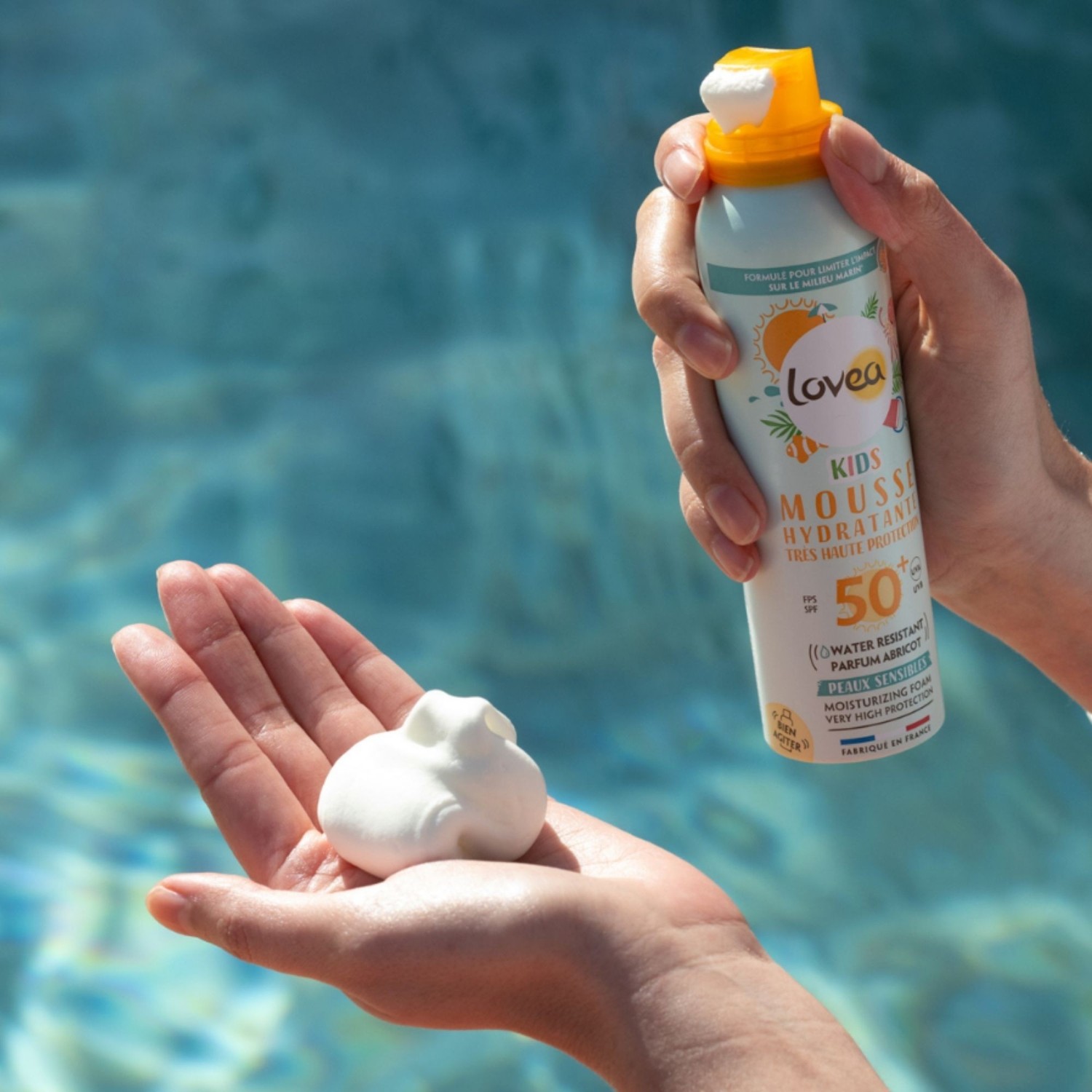 Lovea Mousse Hydratante SPF 50+ Très Haute Pro tection Kids