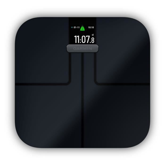Balança GARMIN Index S2 - Preta - Conectada por Wi-Fi