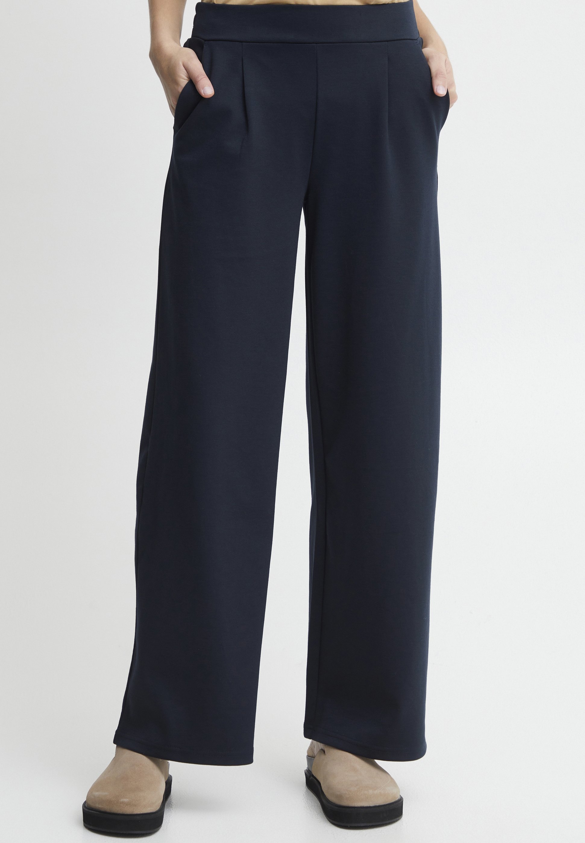 ICHI LONG WIDE - Broek - totale zonsverduistering